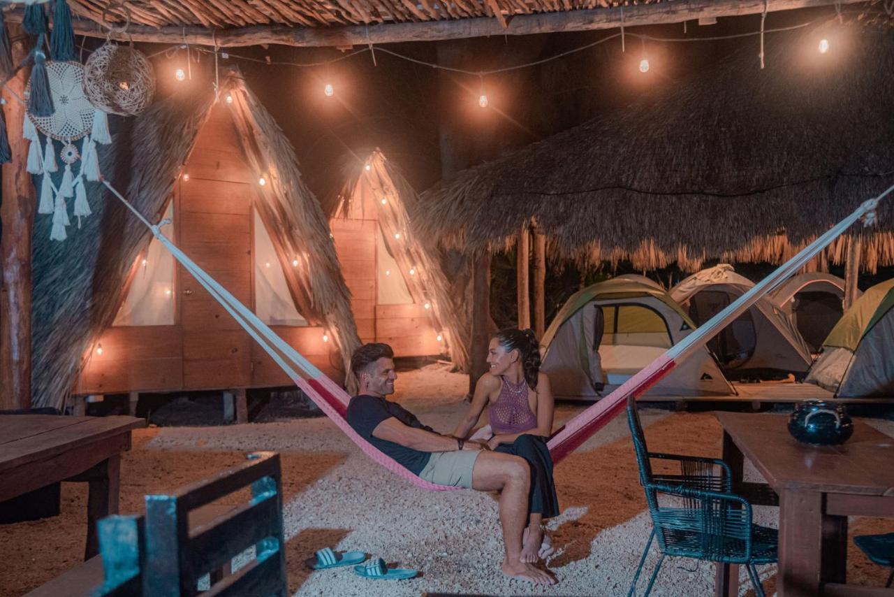Mapache Hostel & Camping Isla Holbox Dış mekan fotoğraf