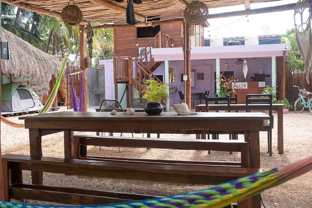 Mapache Hostel & Camping Isla Holbox Dış mekan fotoğraf